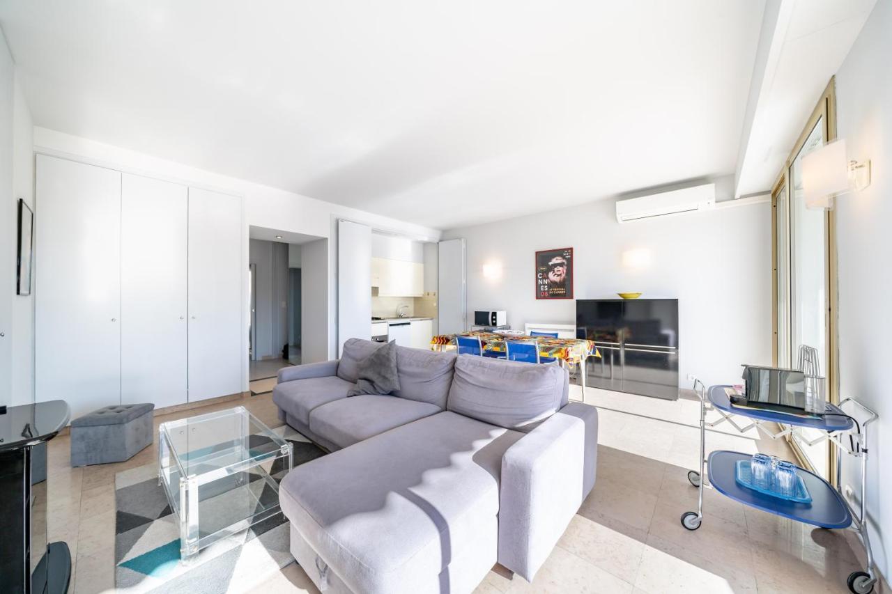 Palm Beach- Free Wifi- Parking- Sea View Cannes Exterior foto